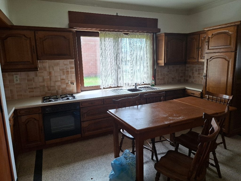 Oude, eiken keuken, Ophalen, Gebruikt