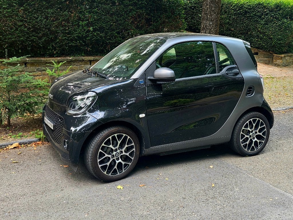 Smart For-Two 8000KM 2021, Auto's, Zwart, Elektrisch, Particulier, Overige carrosserie