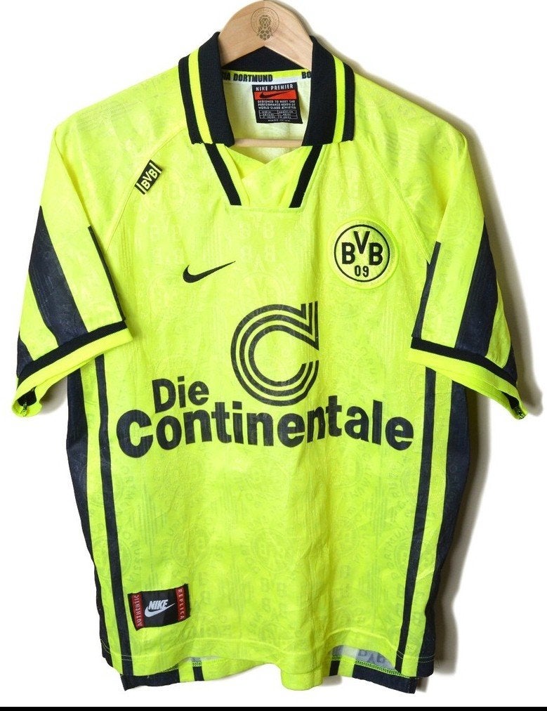 Borussia Dortmund Voetbal Thuisshirt Orgineel 1996, Enlèvement ou Envoi