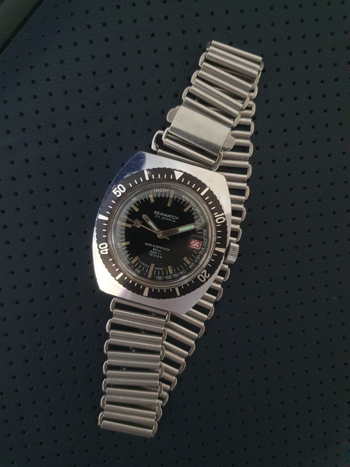 Vintage Seawatch skin diver, Bijoux, Sacs & Beauté, Montres | Hommes, Utilisé, Or, Or