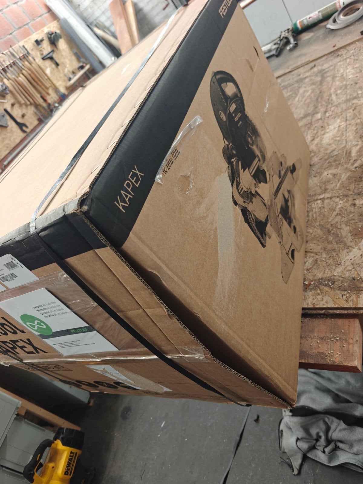 festool KS 120 neuve, Ophalen, 70 mm of meer, Nieuw, Afkortzaag