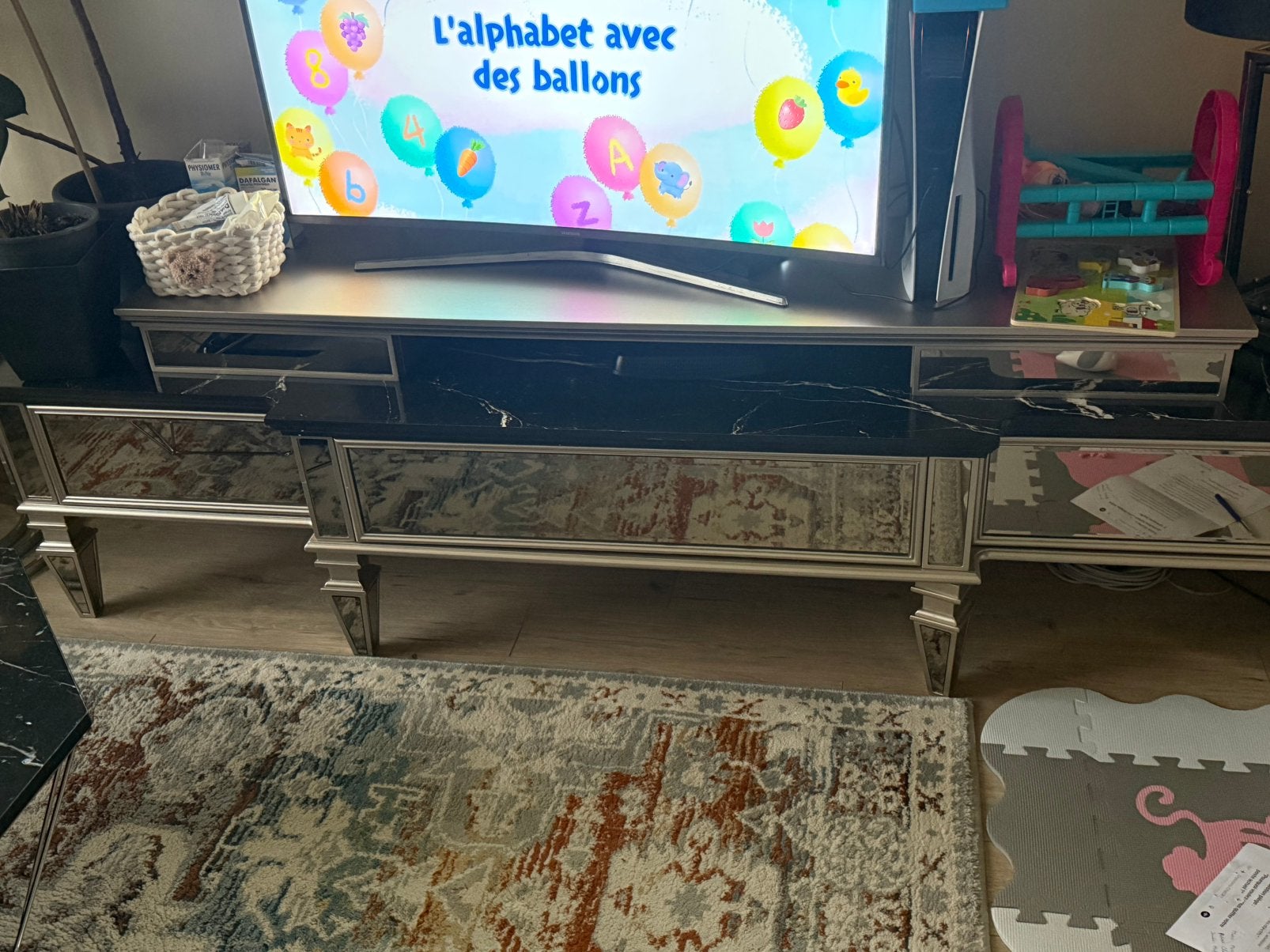Volledige glamoure/moderne eetkamer, Audio, Tv en Foto, Soundbars, Gebruikt, Ophalen