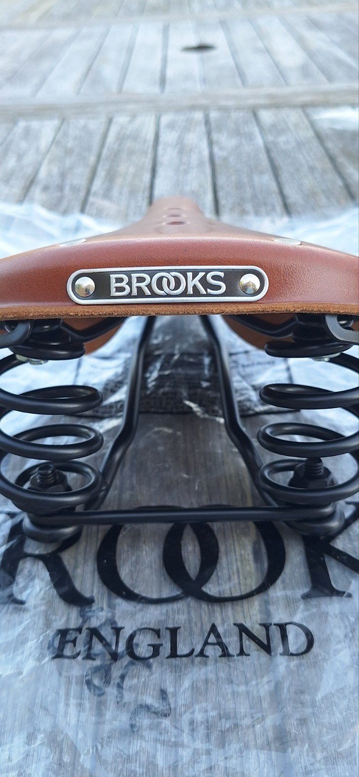Brooks Flyer S fietszadel nieuw en ongebruikt, Leer, Nieuw, Ophalen of Verzenden, Zadel
