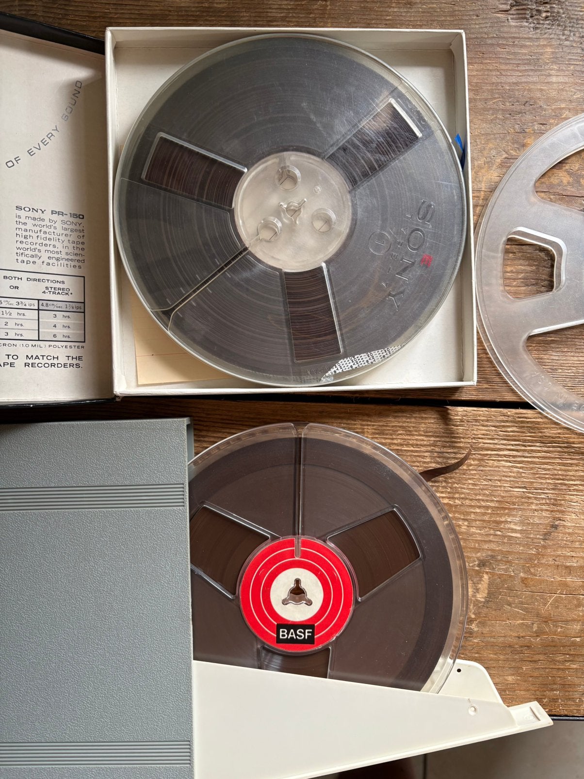 SONY BASF MAGNEETSTRIPS Set van 2 stuks, Audio, Tv en Foto, Bandrecorder, Ophalen of Verzenden, Onderdeel, Met banden