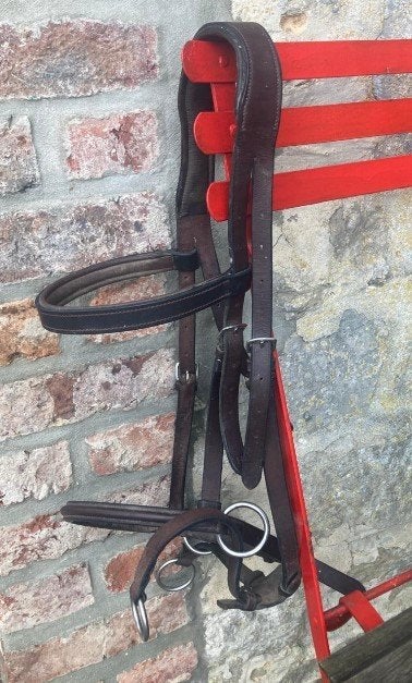 Sidepull en cuir Natural Horse - Full, Enlèvement ou Envoi, Utilisé, Full, Autres marques