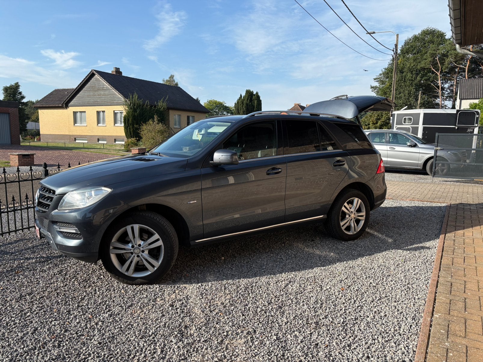 Mercedes ML 250 bj 2012, Auto's, Automaat, Blauw, Leder, Bedrijf