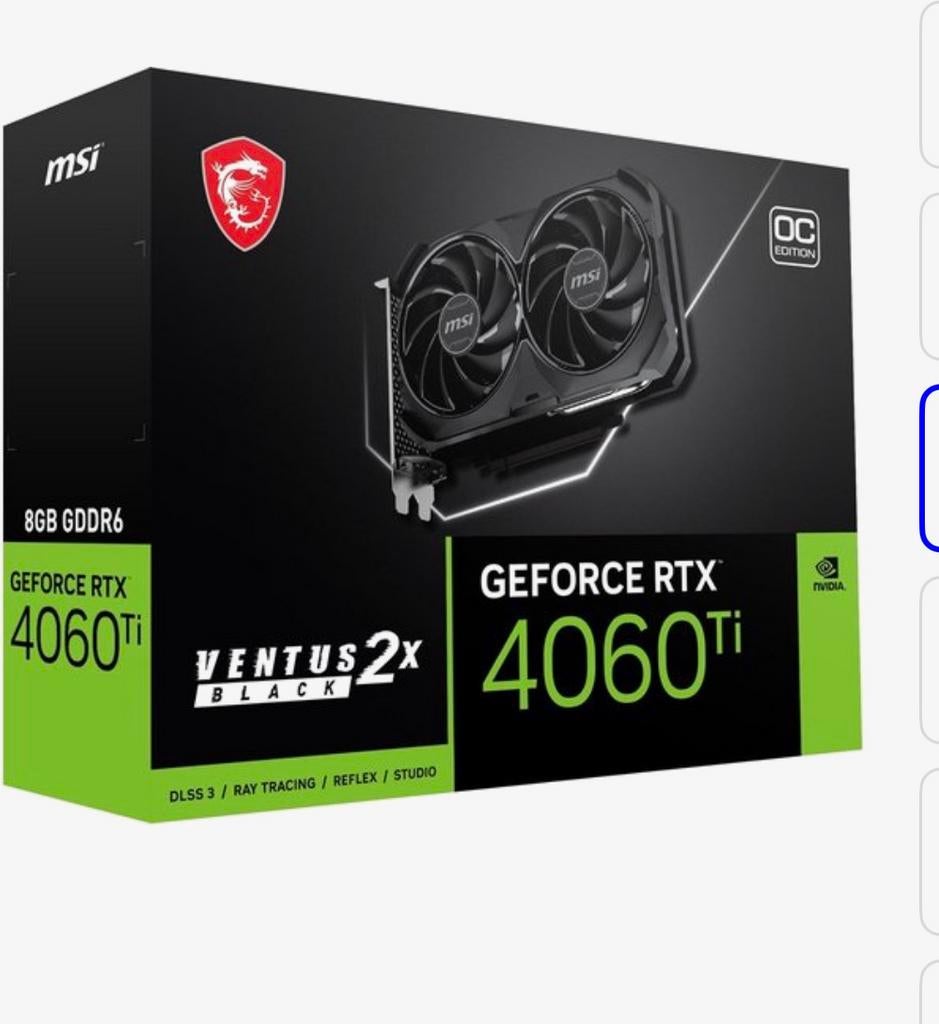 Msi 4060 Ti, Ophalen, Zo goed als nieuw