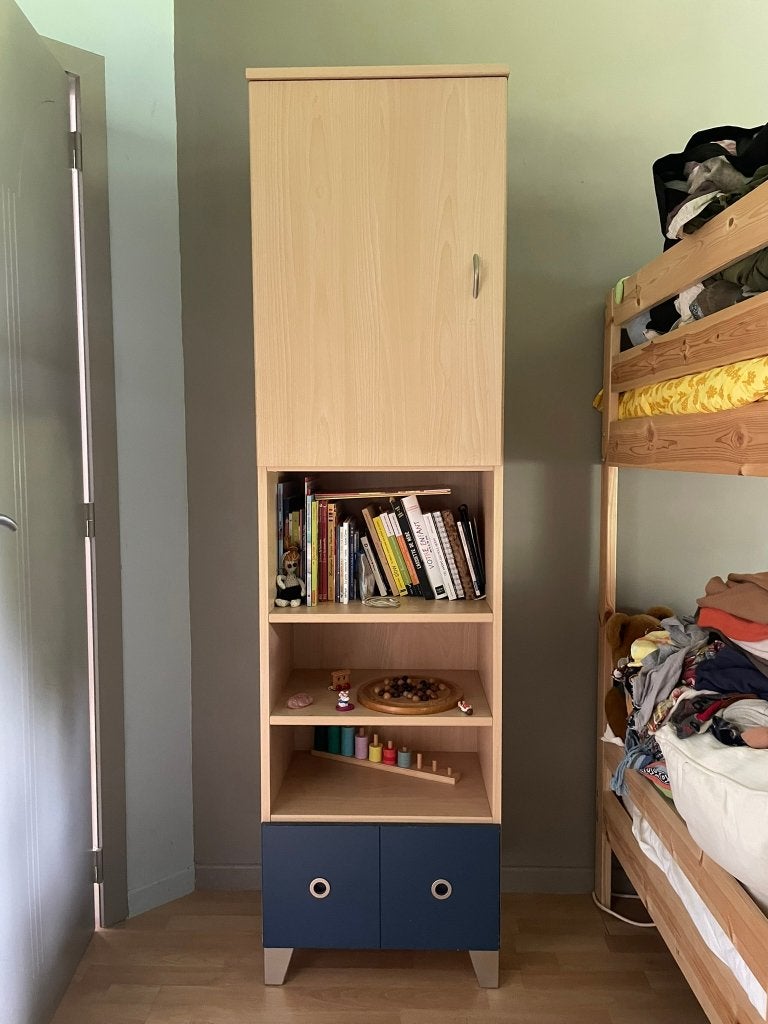 Emdeka opbergkolom/boekenkast, Ophalen, Met lade(s), 50 tot 100 cm, Zo goed als nieuw