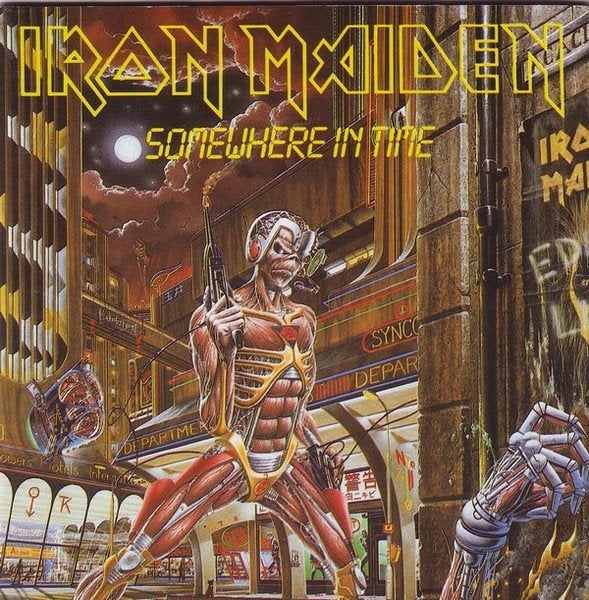 CD Iron maiden, Somewhere in time.(1986), Cd's en Dvd's, Ophalen of Verzenden