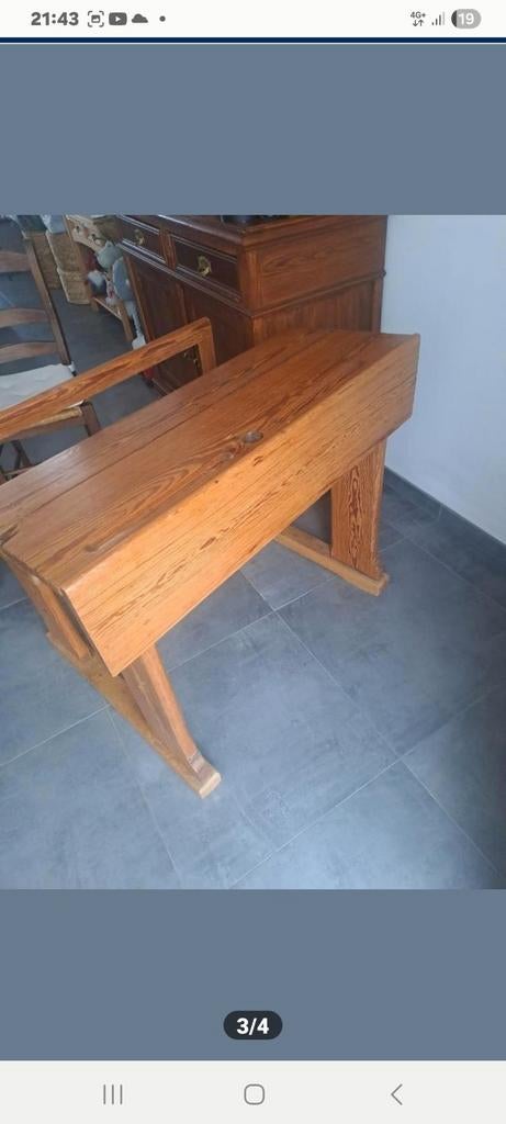Ancien banc scolaire, Antiquités & Art
