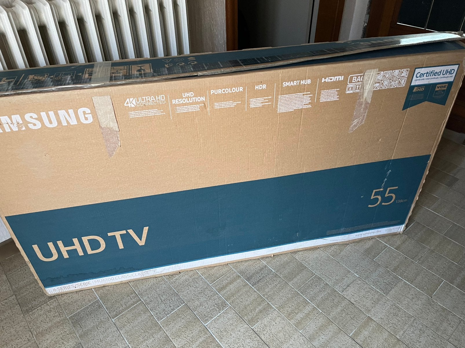 Ultra hd 55 inch tv, TV, Hi-fi & Vidéo, Télévisions, Enlèvement, Comme neuf, Samsung