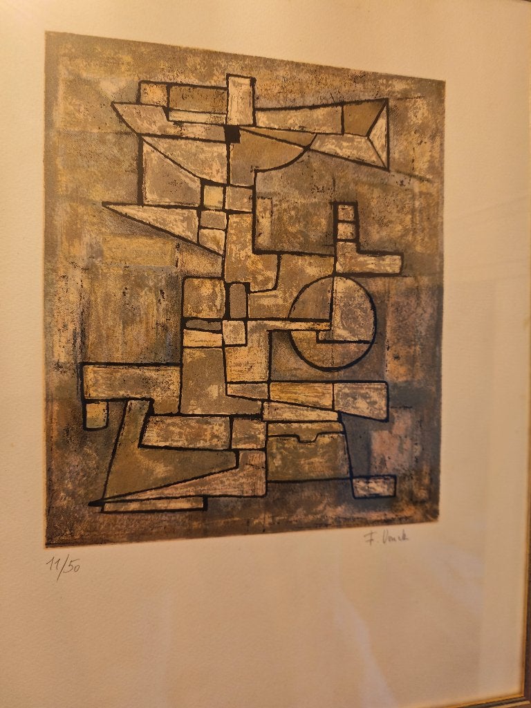 Ferdinand Vonck – litho originale signée et numérotée, Antiek en Kunst, Kunst | Litho's en Zeefdrukken, Gelimiteerde oplage, Ophalen