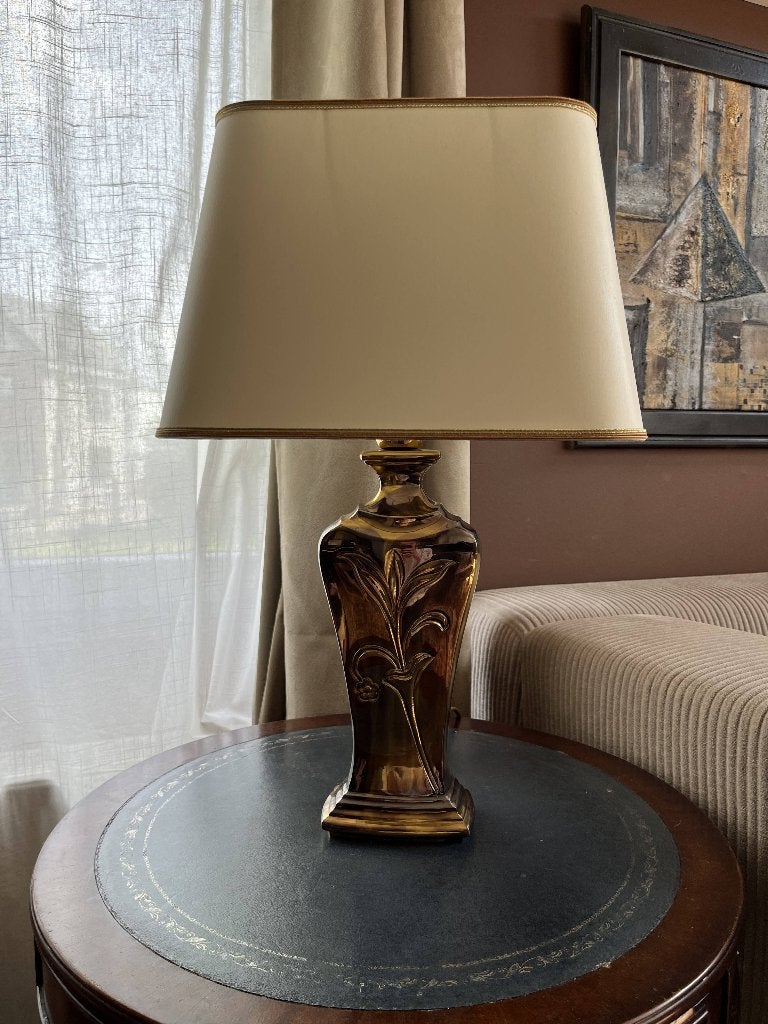 Vintage lamp - zwaar en kwalitatief, Huis en Inrichting, Ophalen, Gebruikt, Vintage