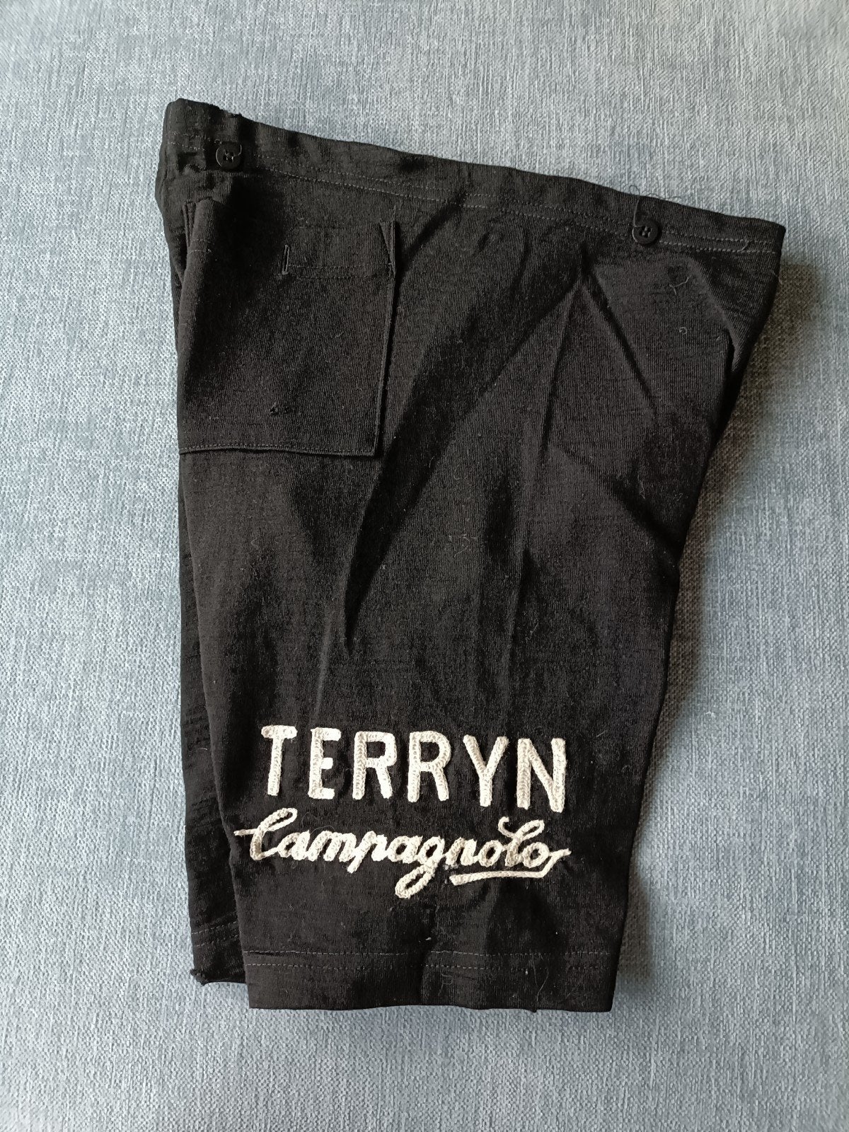 Campagnolo Terryn. short de vélo en laine ancienne. Avec bou, Vélos & Vélomoteurs, Enlèvement ou Envoi, Comme neuf