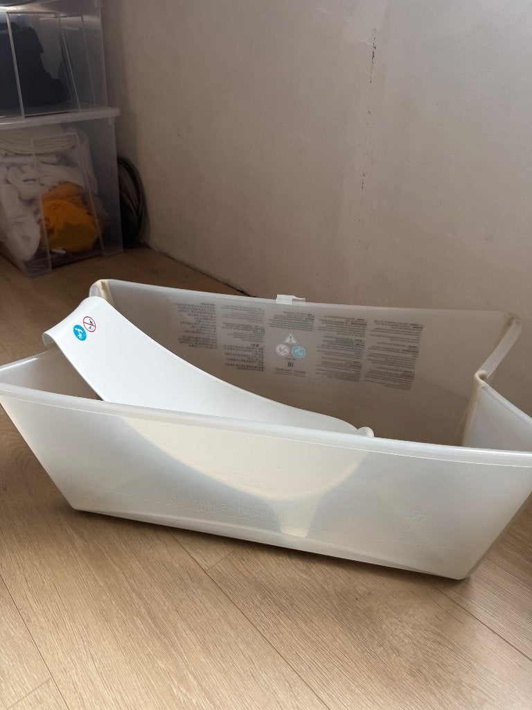 Stokke opvouwbaar babybadje, Kinderen en Baby's, Badjes en Verzorging, Ophalen, Zo goed als nieuw, Badje, Overige merken