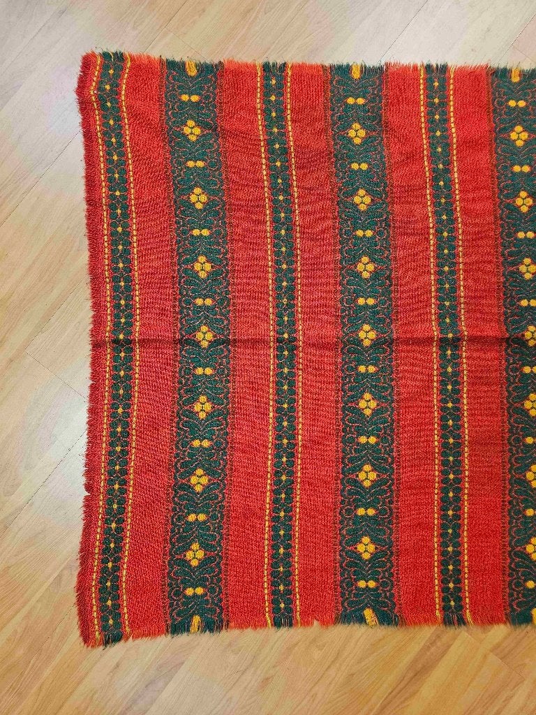 Vintage kleed rood 160/110 cm, Huis en Inrichting, Ophalen of Verzenden, Gebruikt, Rood, Vintage