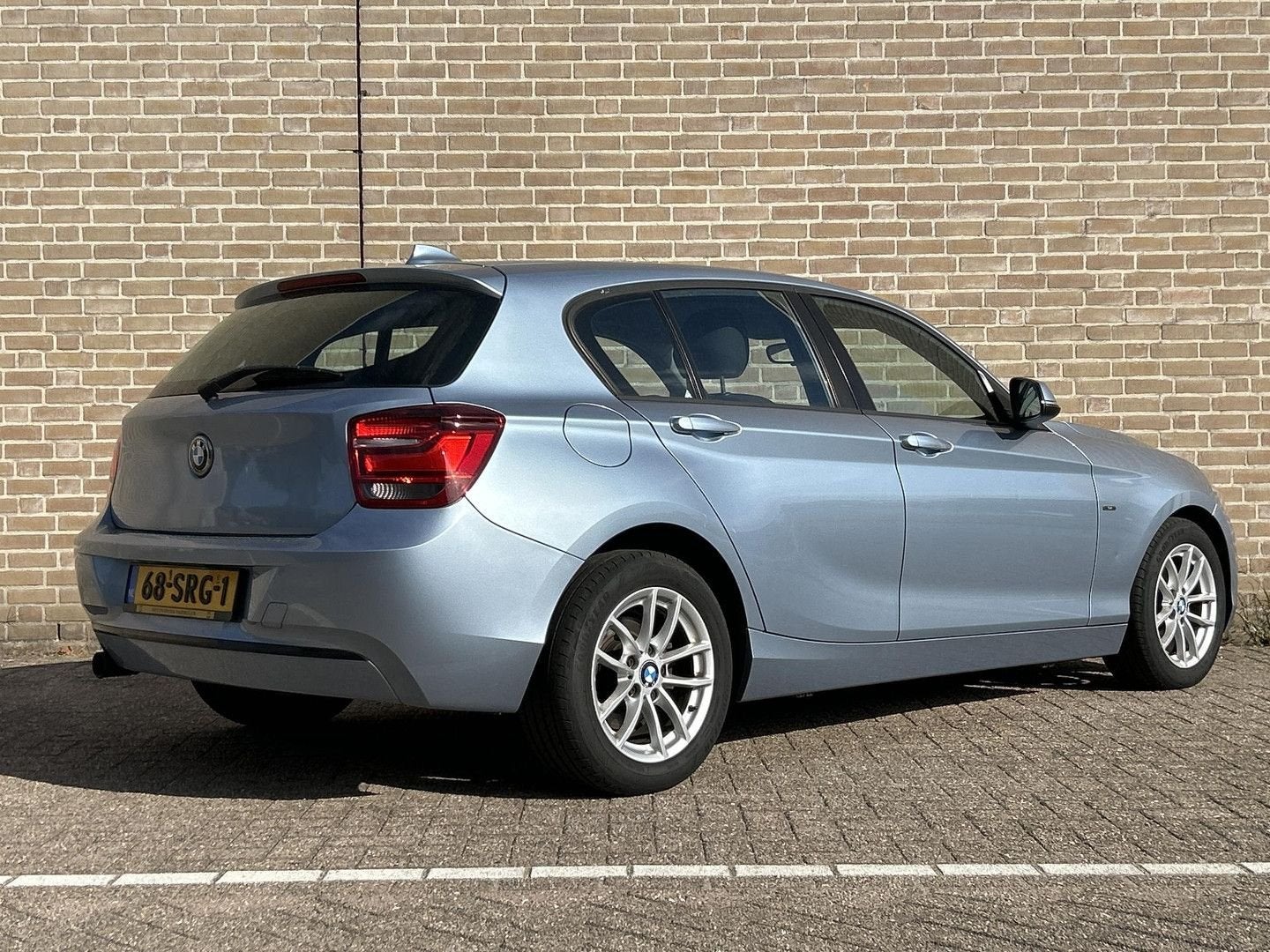 BMW 116 1-serie 116i Business, 1 Reeks, Blauw, Bedrijf, Grijs