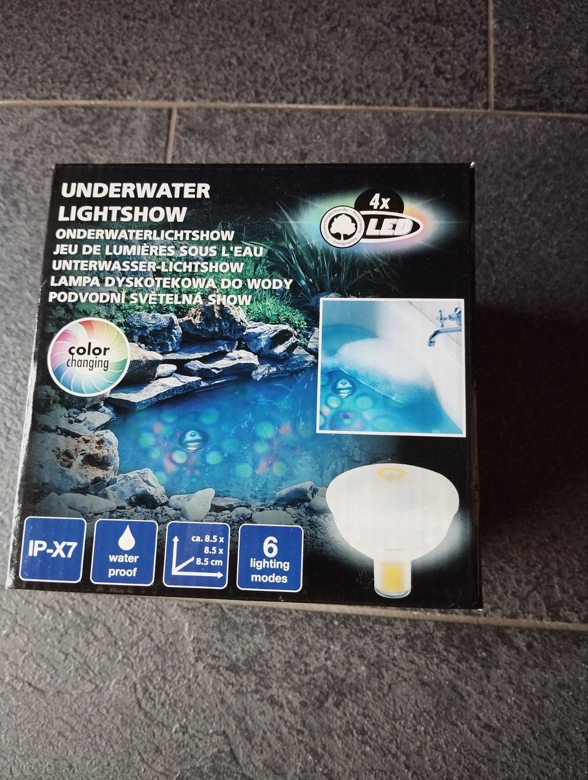 Onderwater lichtshow, Ophalen of Verzenden