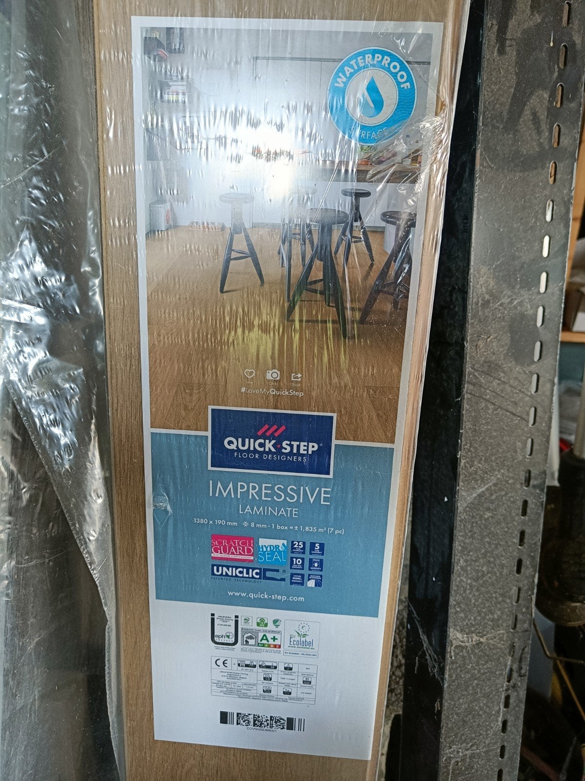 Quickstep laminaat impressive zachte eik, Ophalen, 50 tot 150 cm, Nieuw, 5 tot 10 m²