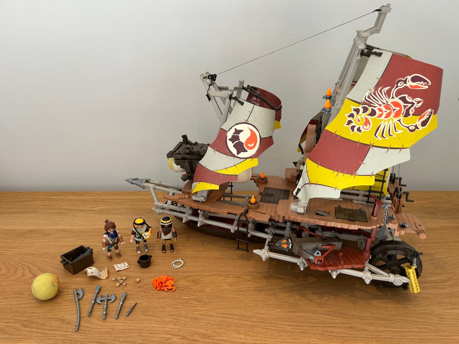 Playmobil Novelmore Piratenboot 71023, Ophalen of Verzenden, Zo goed als nieuw
