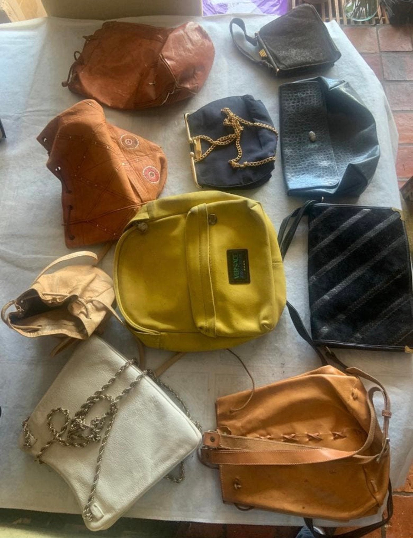 Vintage 1960 jaren-60 Tassen-Verzameling tas tasjes partij, Ophalen of Verzenden, Gebruikt