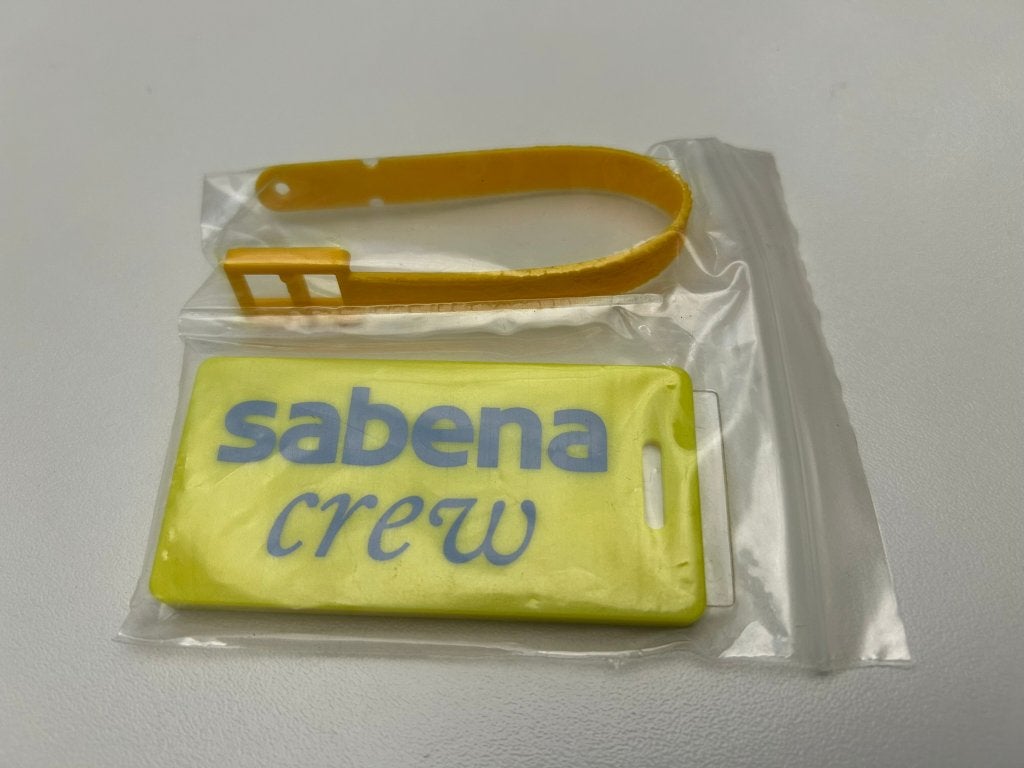 Sabena Label #5 Étiquette nominative pour bagages d'équipage, Collections, Enlèvement ou Envoi, Neuf