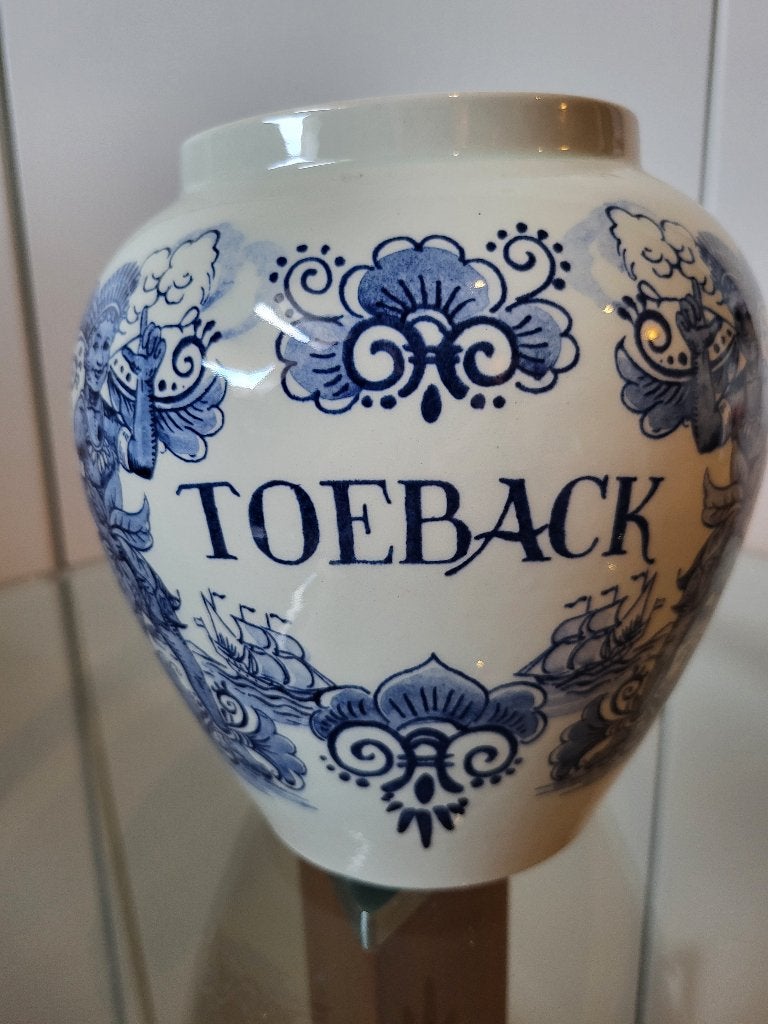 Delft blauw vaas, Antiek en Kunst, Ophalen