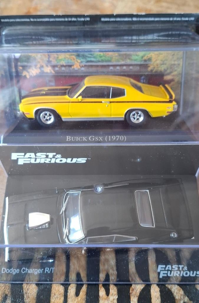 LOT 2 Autos Américaines BUICK + DODGE 1970 1/43 UH IXO NEUF, Enlèvement ou Envoi, Neuf, Voiture, Universal Hobbies