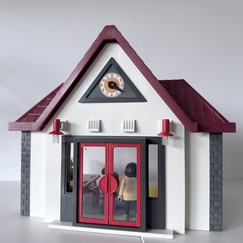 Playmobil City Life 6865 école avec salle de classe, Enlèvement ou Envoi, Bâtiment, Kit complet, Utilisé