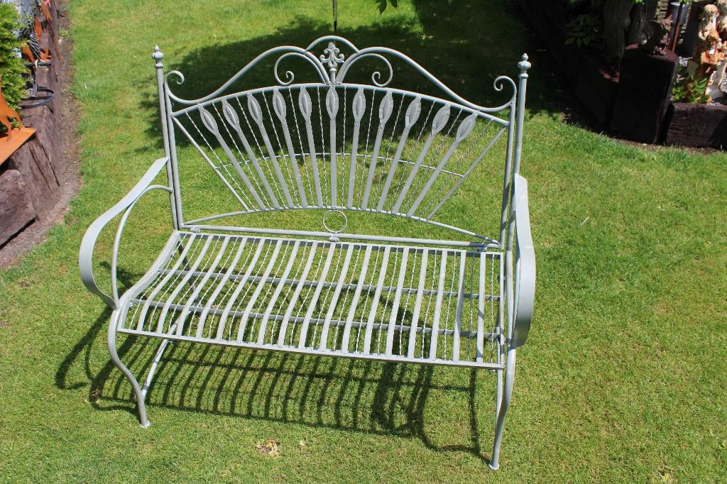 banc de jardin en métal pat couleurs gris ..., Jardin & Terrasse, Accessoires mobilier de jardin, Neuf, Enlèvement