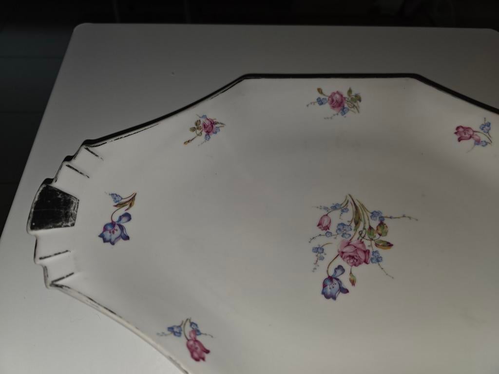 Vintage Art Deco serveerschaal, collectie Reine Astrid, Antiek en Kunst, Ophalen