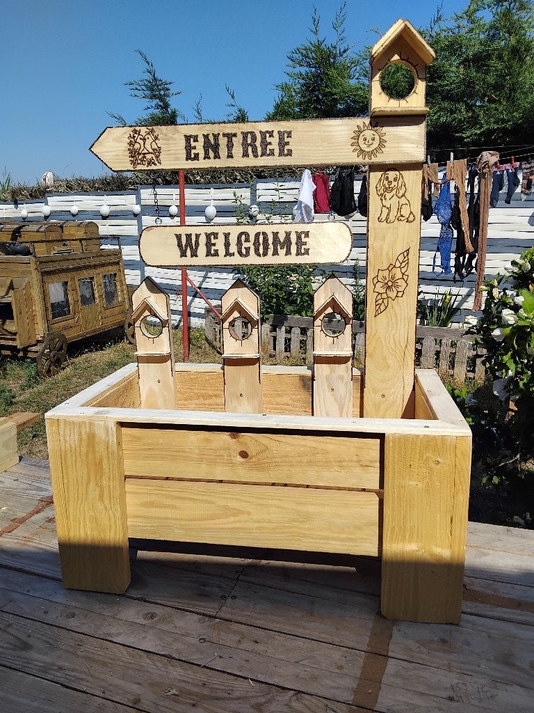 decorations en bois fait mains, Jardin & Terrasse, Enlèvement, Neuf