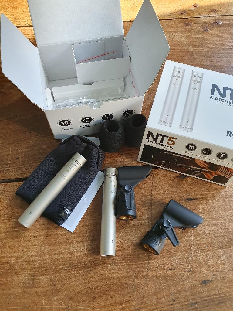 Rode NT5 matched Pair micro (nieuw), Muziek en Instrumenten, Microfoons, Ophalen of Verzenden, Nieuw, Instrumentmicrofoon