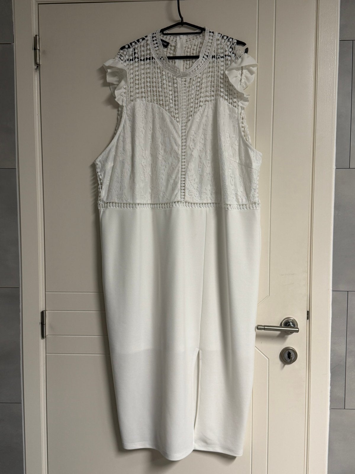 Nieuwstaat lange zomer jurk (4xl), Ophalen, Zo goed als nieuw, Wit, Jurk
