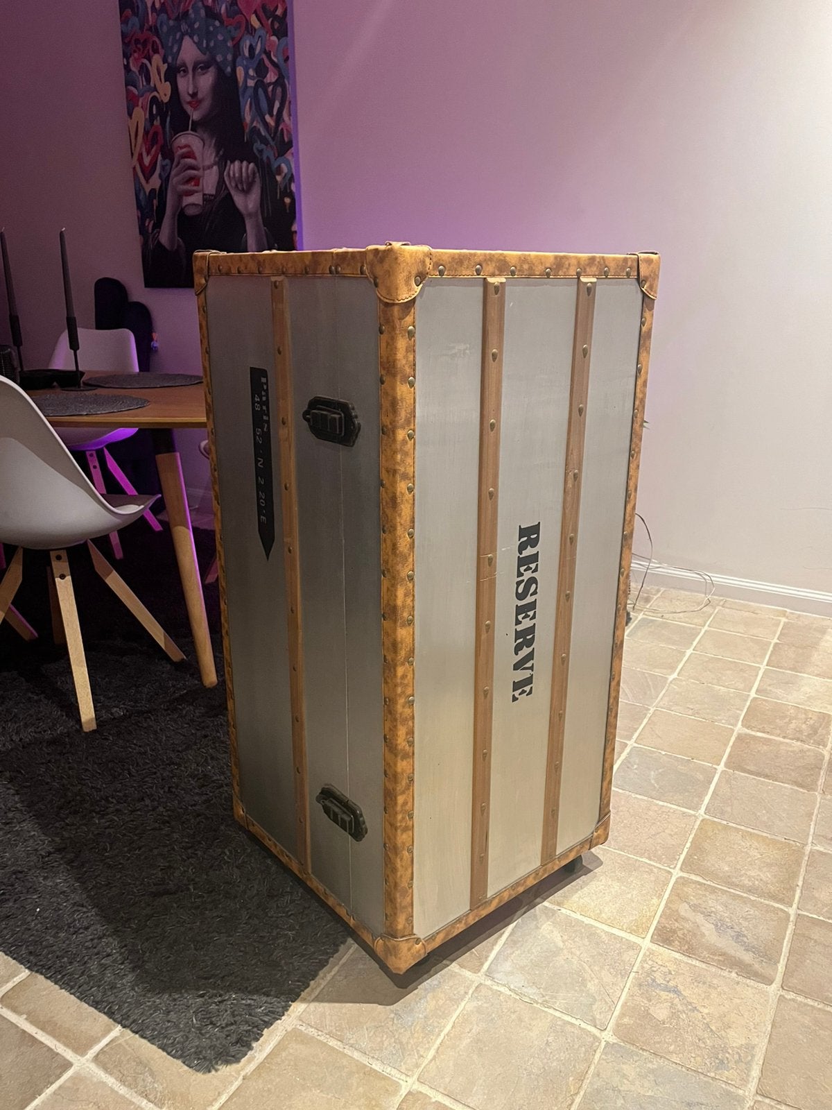Coffre - bar, Musique & Instruments, Enlèvement, Comme neuf