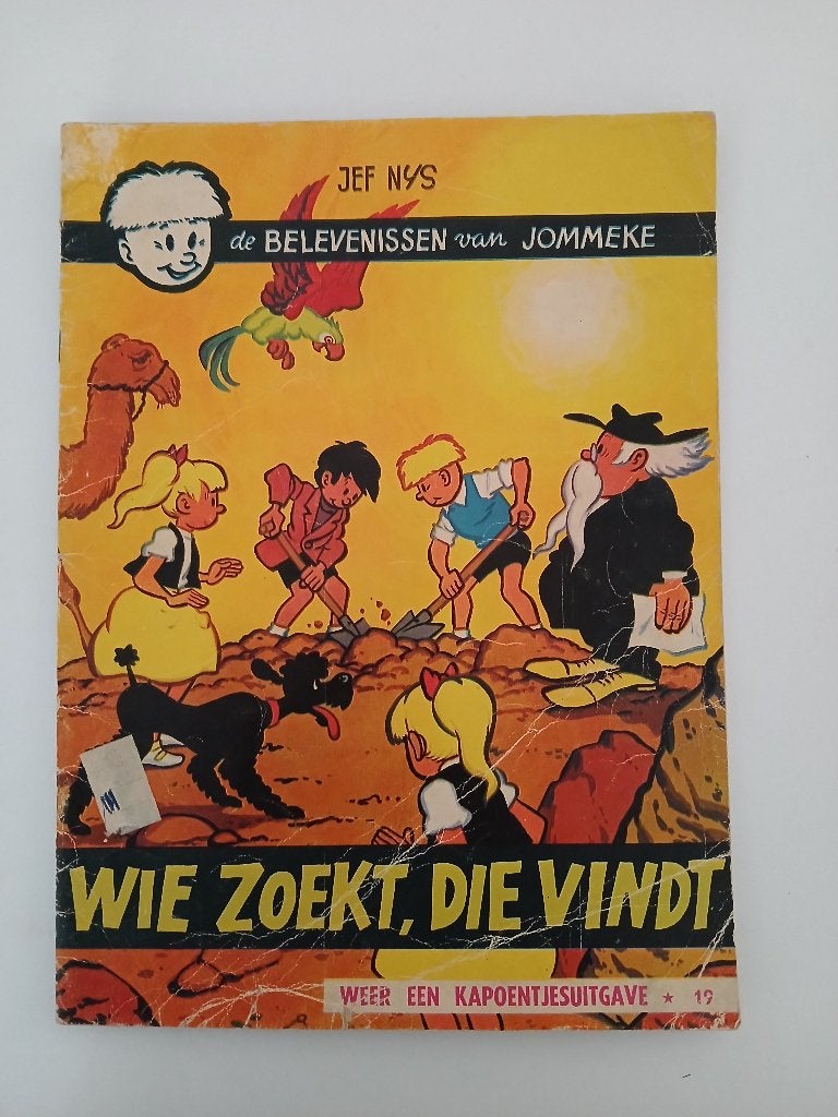Vintage Jommeke - Nr. 19: Wie zoekt, die vindt, Boeken, Eén stripboek, Ophalen, Gelezen, Jef Nys.