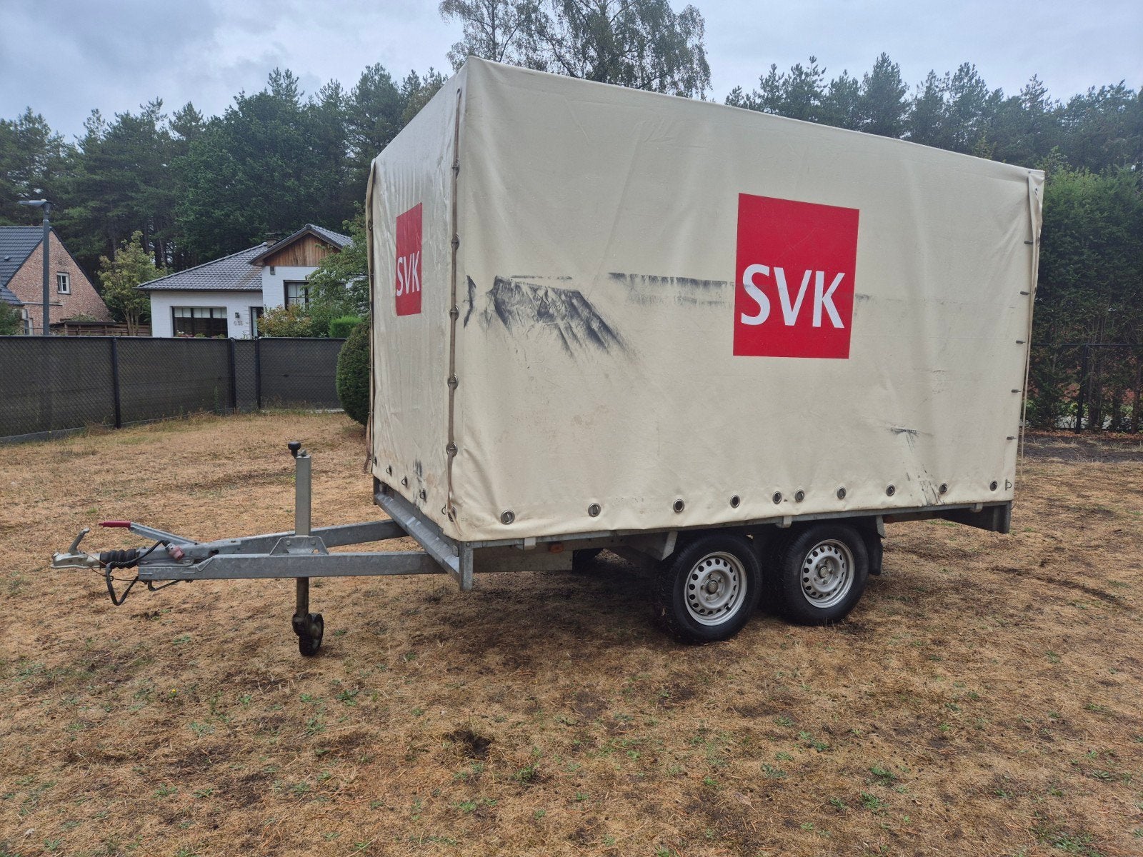 Aanhangwagen Anssems PSX2 2000 geremd, Ophalen of Verzenden, Gebruikt