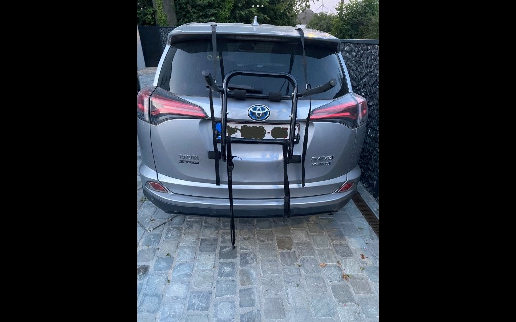 Porte-vélos sur hayon, Auto diversen, Fietsendragers, Ophalen, 3 fietsen of meer, Gebruikt, Achterklepdrager