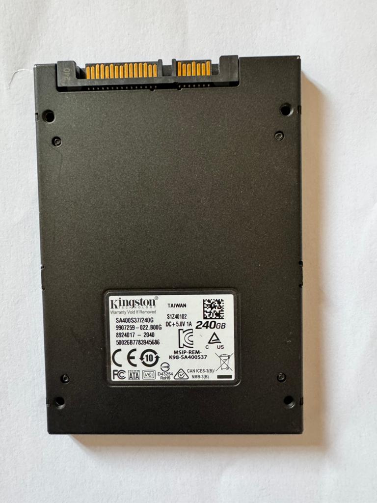 SSD 240 GB, Computers en Software, Harde schijven, Zo goed als nieuw, Laptop, HDD, SATA, Ophalen