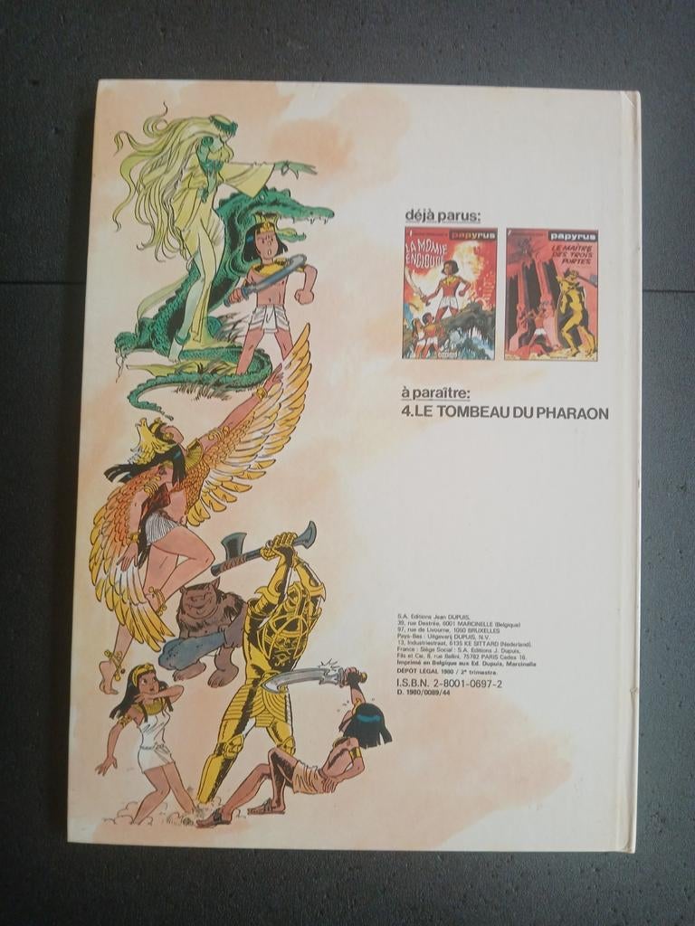 Bd papyrus 3,EO, Enlèvement ou Envoi