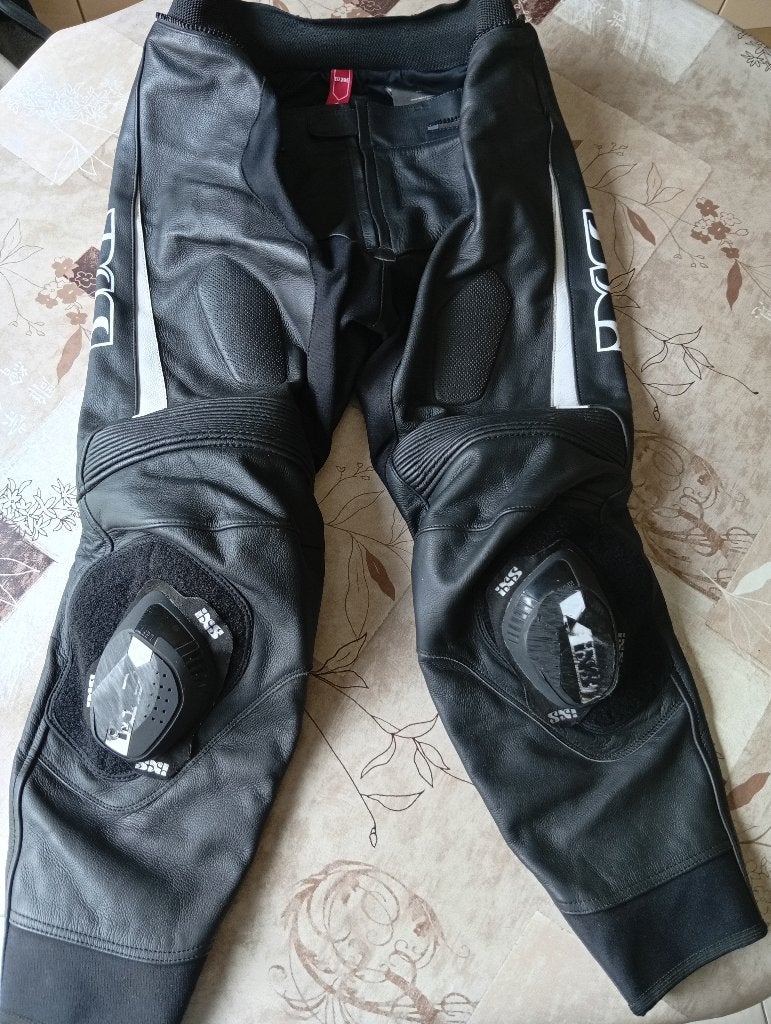 IXS LEDEREN BROEK IXS - LICHT GEBRUIKTE SLIDERS - KORTE XXL, Ophalen of Verzenden, Nieuw zonder kaartje, Broek | leer, IXS
