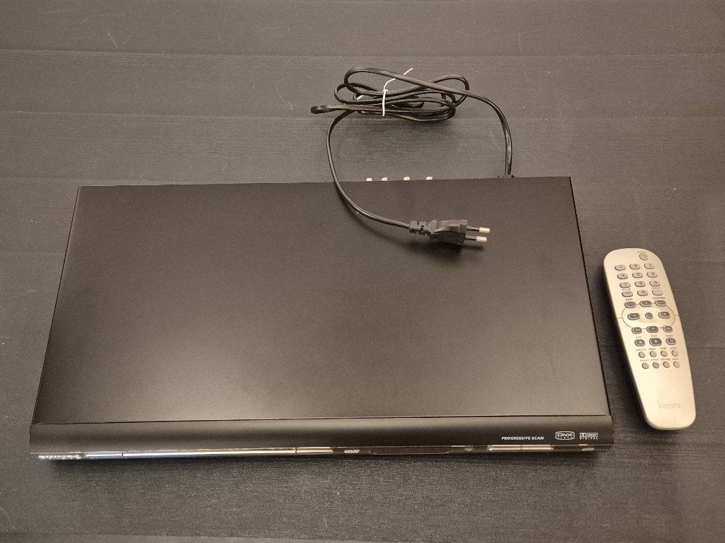 Zwarte Philips DVD-speler, Ophalen, Zo goed als nieuw, Dvd-speler, Philips