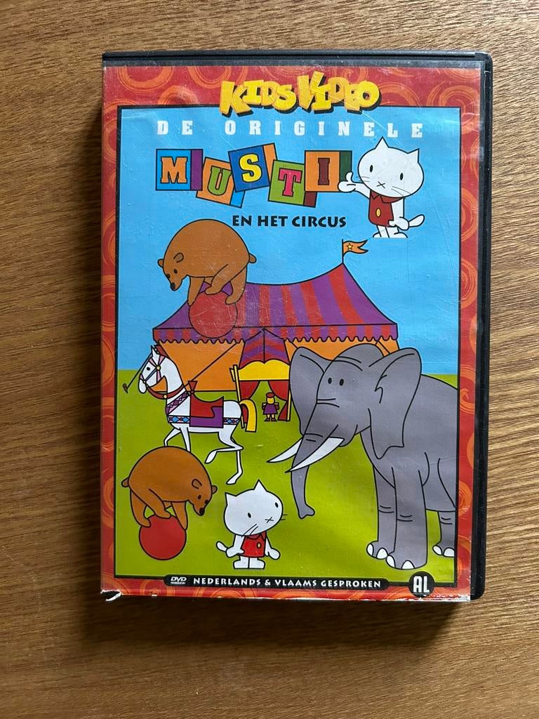DVD Musti en het circus, Alle leeftijden, Ophalen of Verzenden, Zo goed als nieuw, Tekenfilm