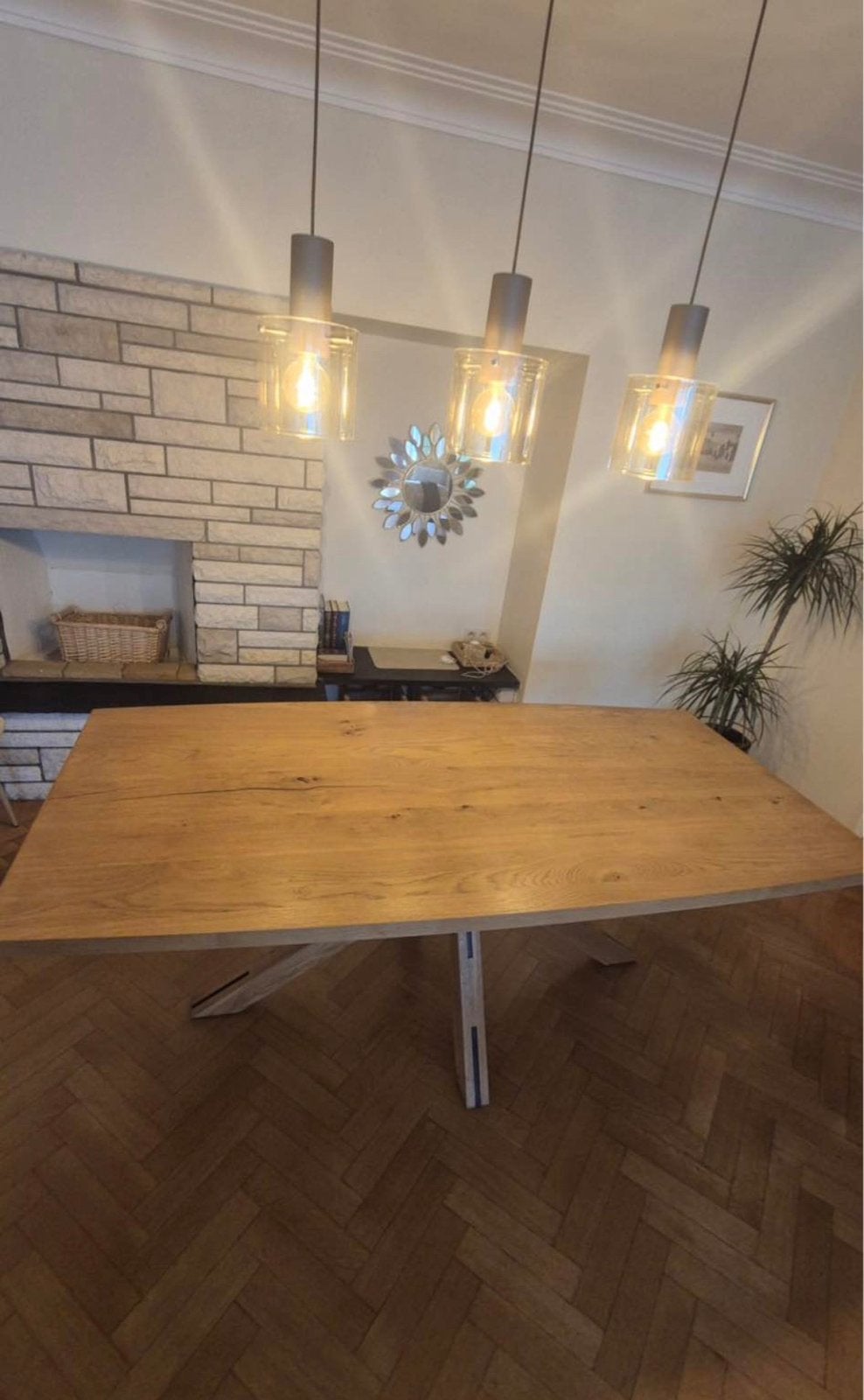 Table de salle à manger en bois massif design  momentum H&H, Maison & Meubles, Enlèvement, Comme neuf