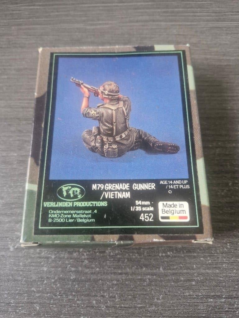 Verlinden 1/35 M79 Grenade Gunner Vietnam, Ophalen of Verzenden, Nieuw, 1:35 tot 1:50, Figuur of Figuren