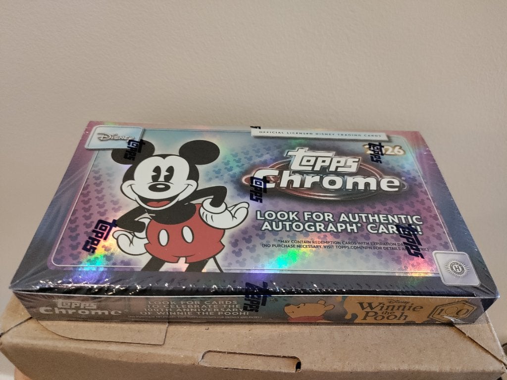 2026 Topps Chrome Disney hobby box scellée, Enlèvement ou Envoi, Neuf, Booster box