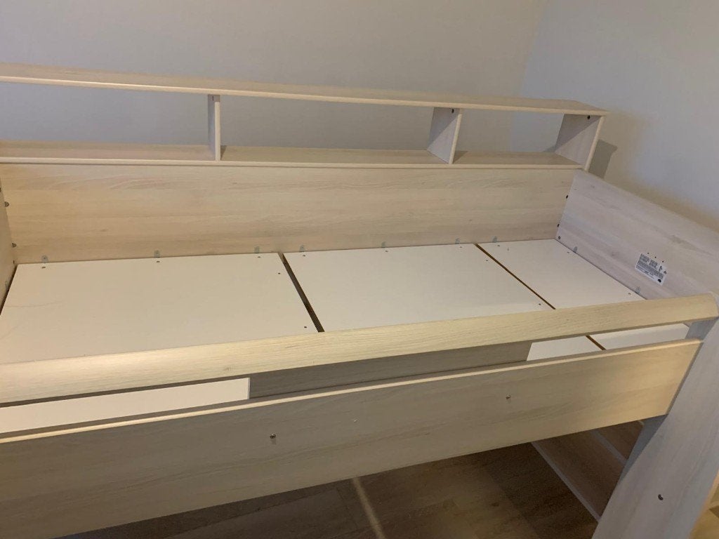 Halfhoogslaper bed, Ophalen, Gebruikt, Halfhoogslaper