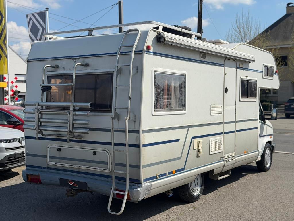 Peugeot camper oldtimer turbo diesel 4pl + keuring vvk, Caravans en Kamperen, Douche, Bedrijf, Handgeschakeld, Diesel