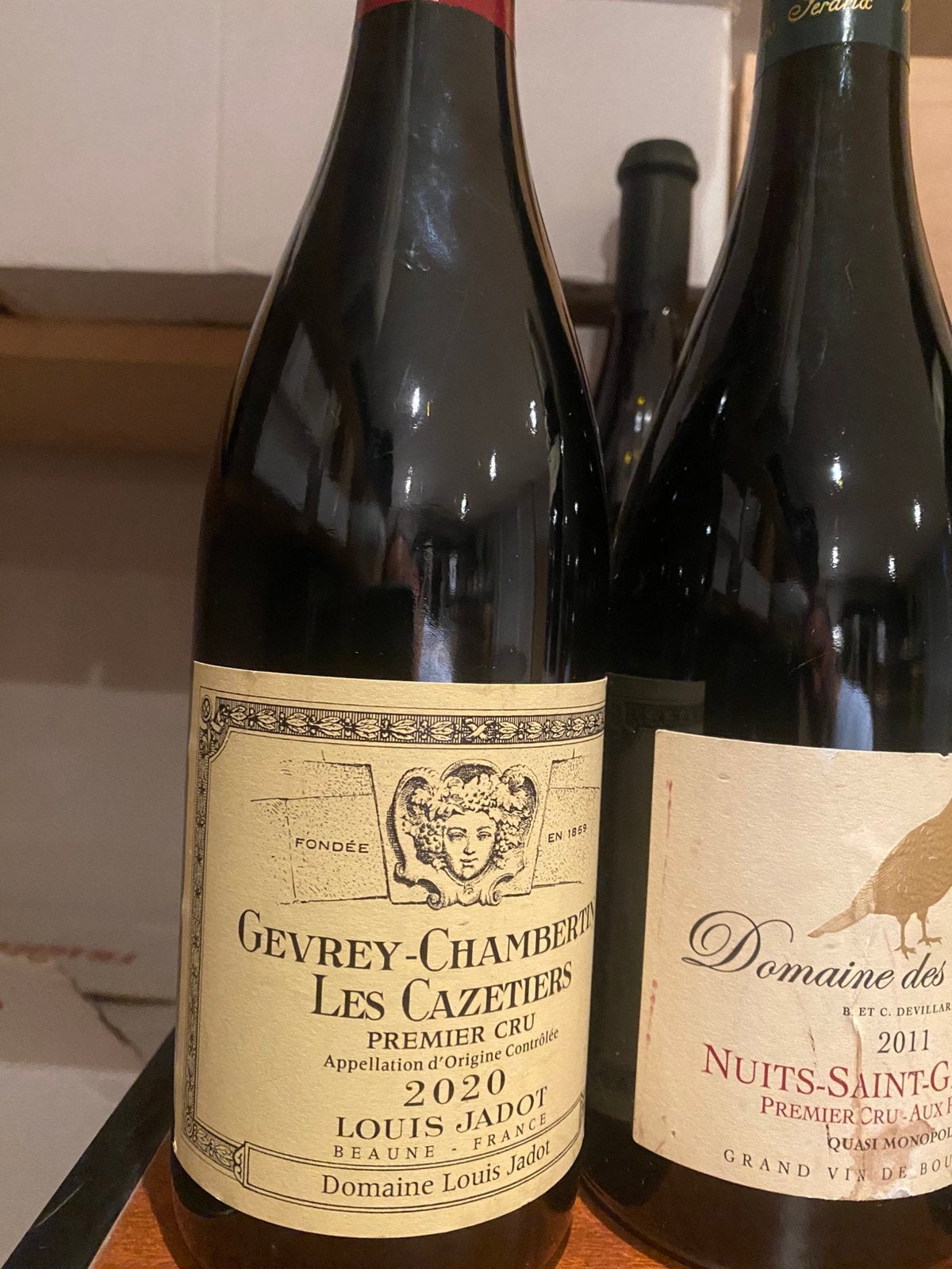 Gevrey Chambertin Premier Cru Cazetiers 2020, Verzamelen, Ophalen of Verzenden, Zo goed als nieuw