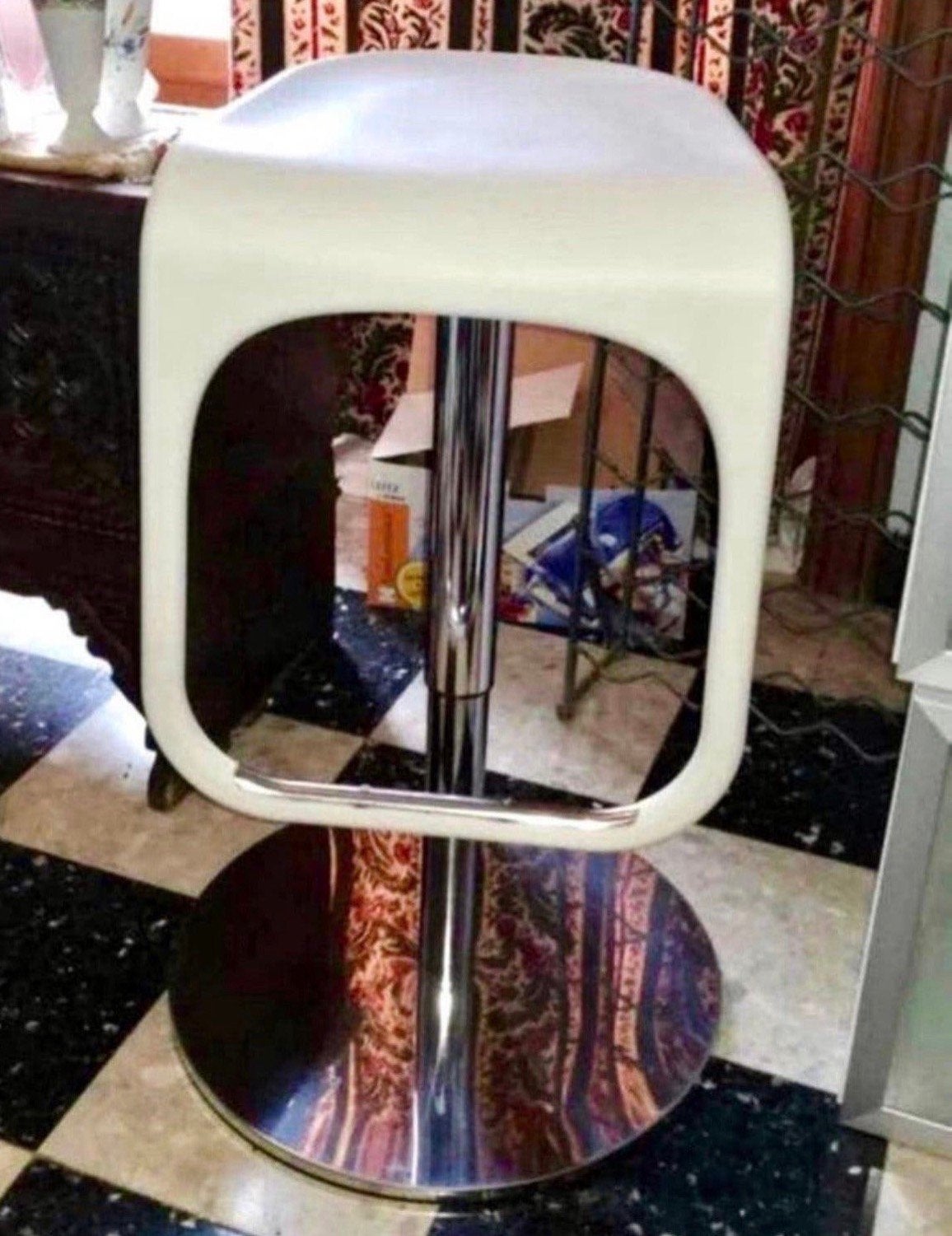 Tabouret tournant réglable, Enlèvement, Comme neuf